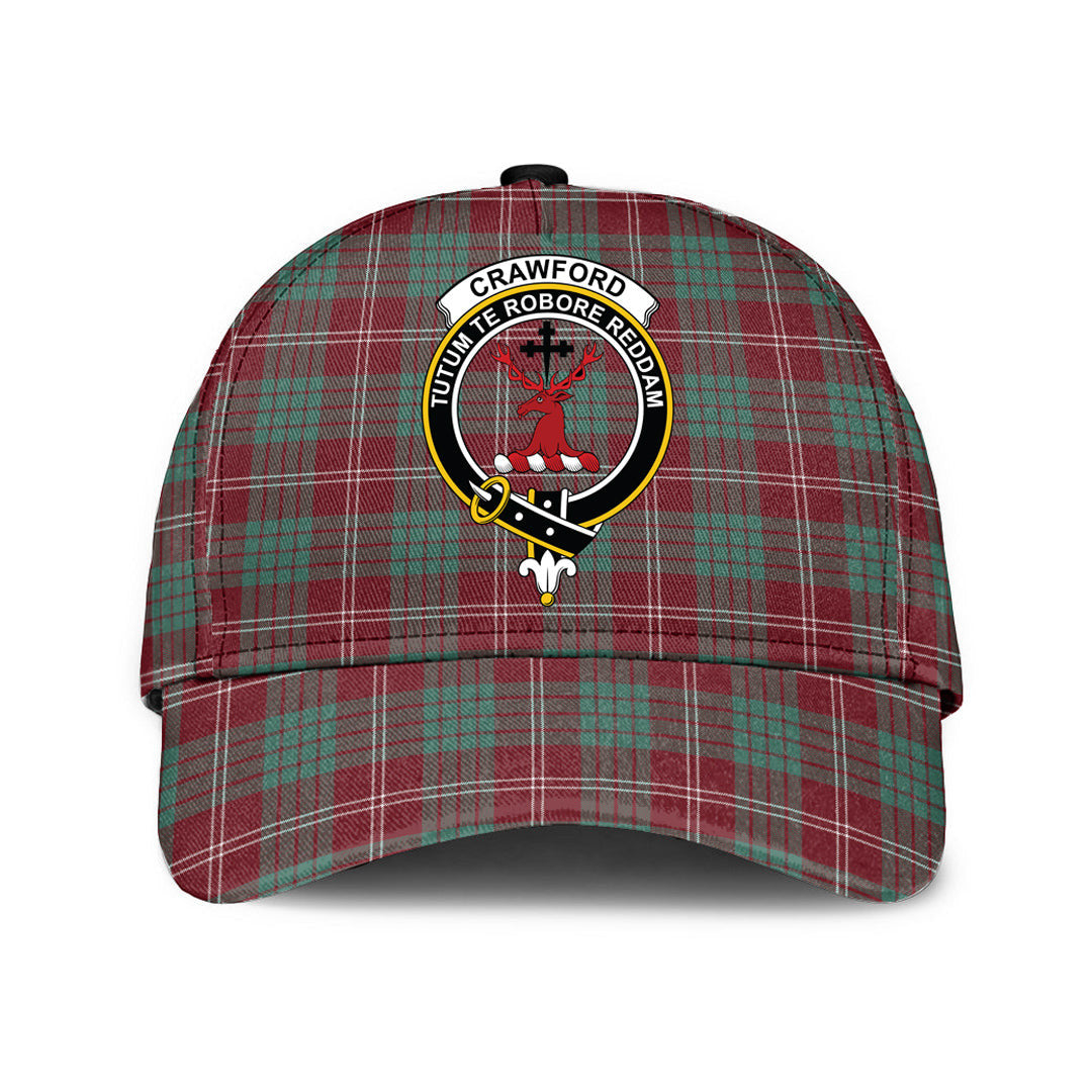 Crawford Modern Tartan Crest Classic Cap