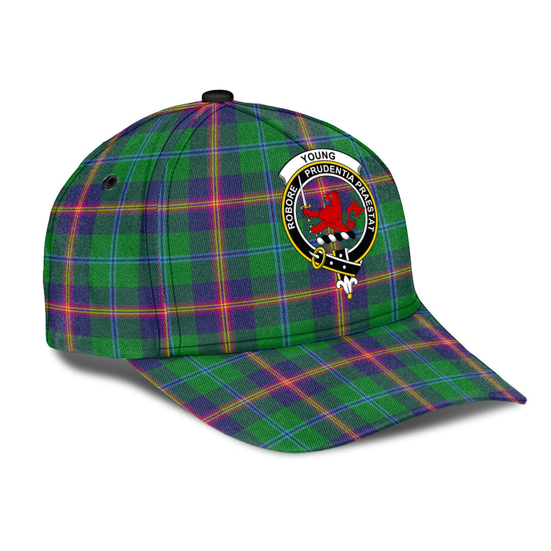 Young Modern Tartan Crest Classic Cap