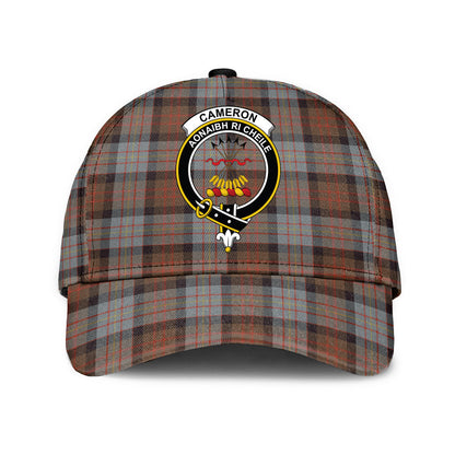 Cameron of Erracht Weathered Tartan Crest Classic Cap