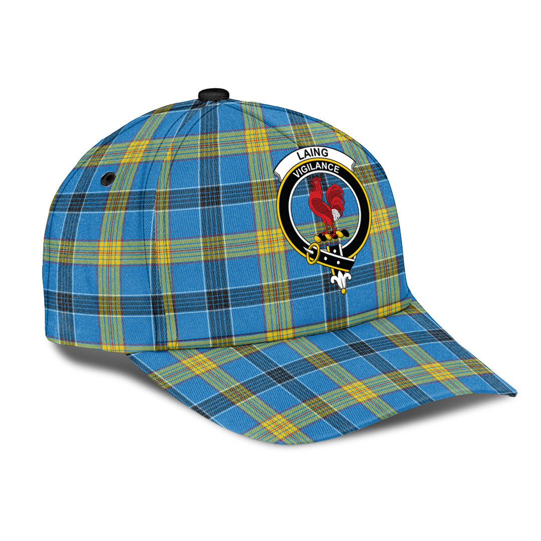 Laing Tartan Crest Classic Cap