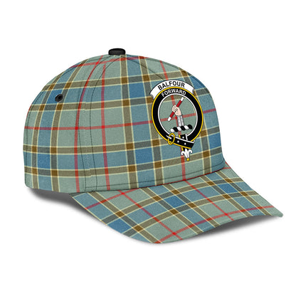 Balfour Blue Tartan Crest Classic Cap