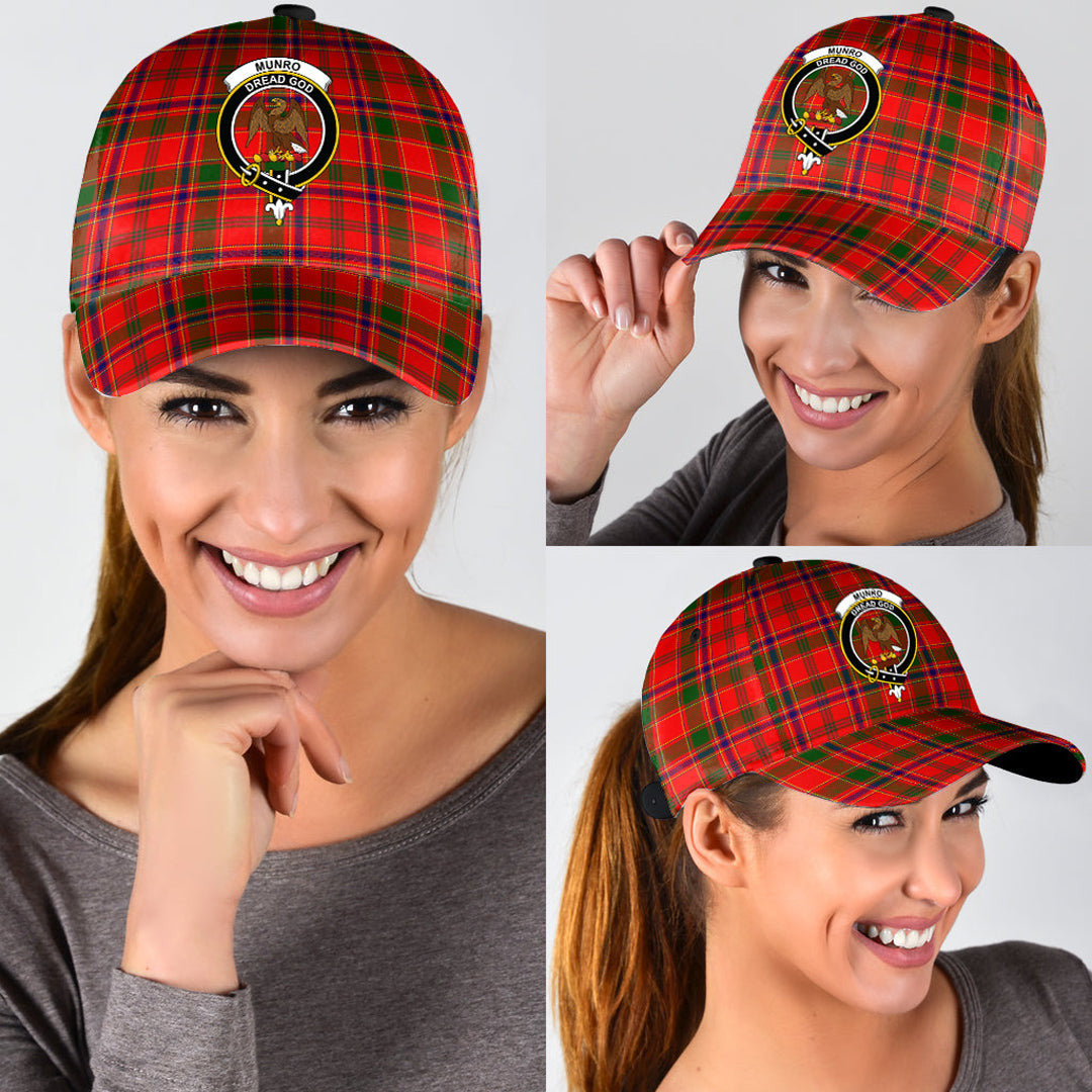 Munro Modern Tartan Crest Classic Cap