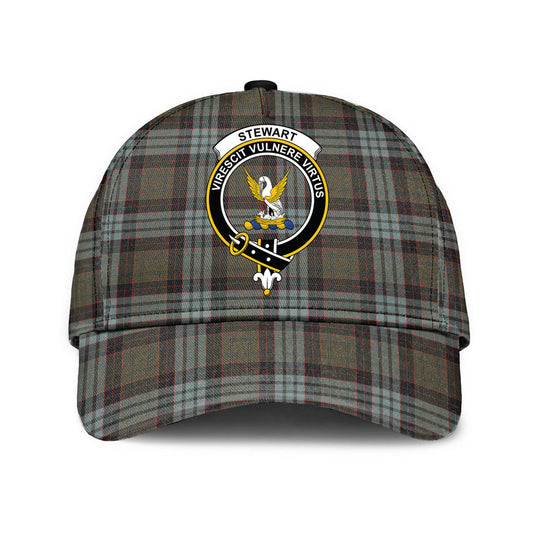 Stewart Old Weathered Tartan Crest Classic Cap