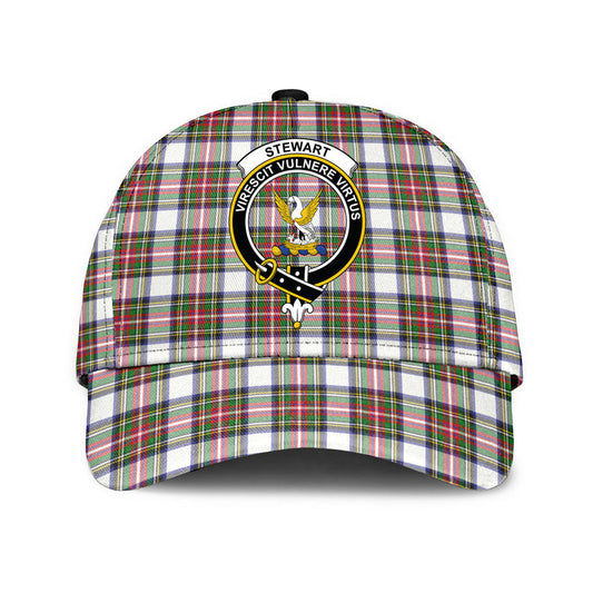 Stewart Dress Modern Tartan Crest Classic Cap