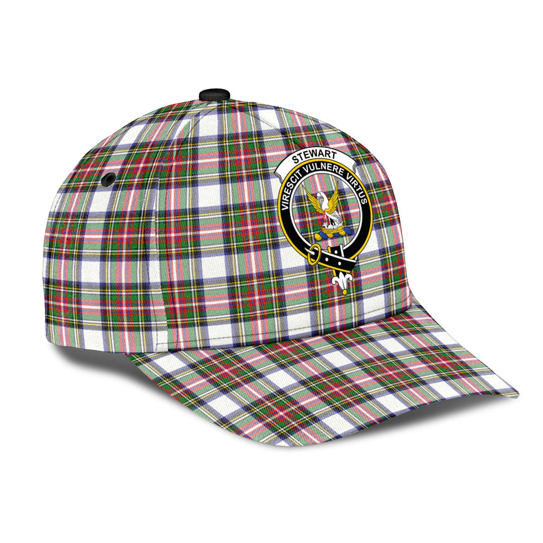 Stewart Dress Modern Tartan Crest Classic Cap