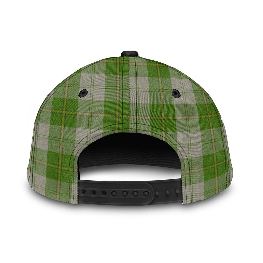 Cunningham Dress Green Dancers Tartan Crest Classic Cap