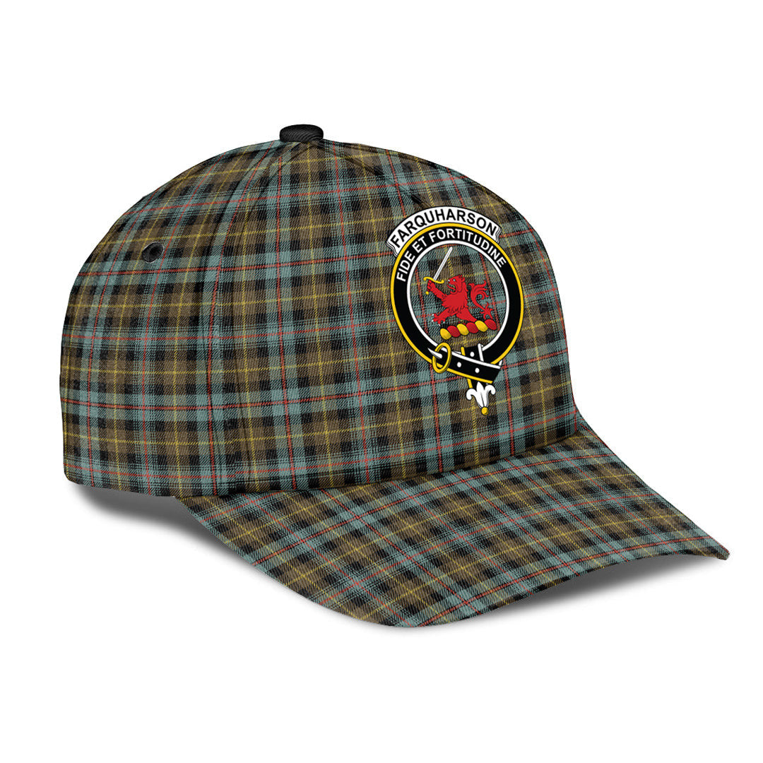 Farquharson Weathered Tartan Crest Classic Cap