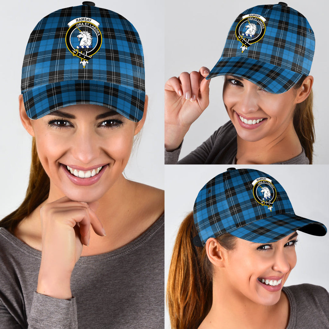 Ramsay Blue Ancient Tartan Crest Classic Cap