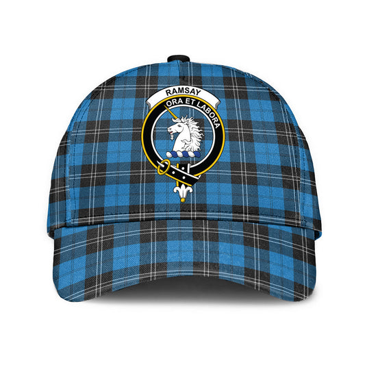 Ramsay Blue Ancient Tartan Crest Classic Cap