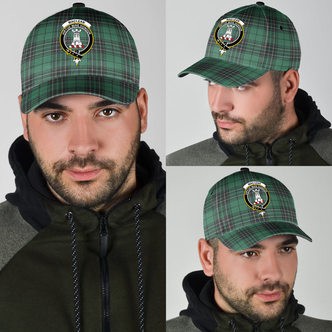 MacLean Hunting Ancient Tartan Crest Classic Cap