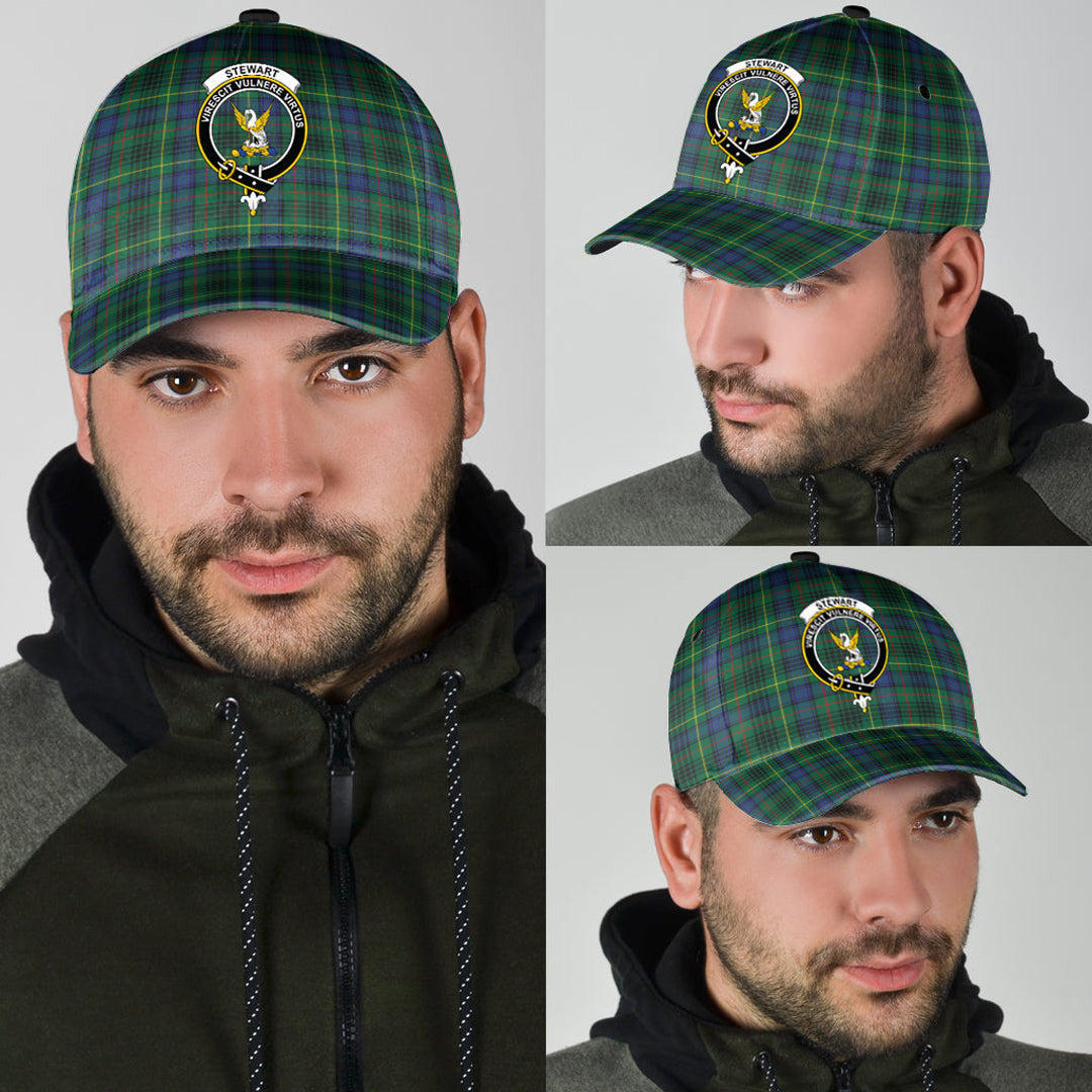 Stewart Hunting Modern Tartan Crest Classic Cap