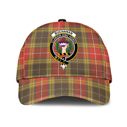 Buchanan Old Set Weathered Tartan Crest Classic Cap