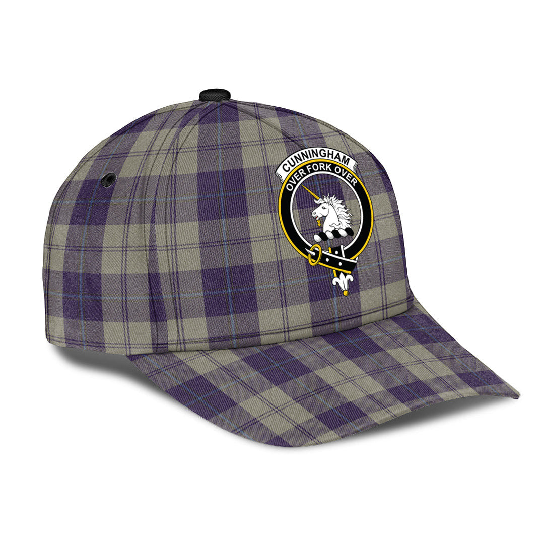 Cunningham Dress Blue Dancers Tartan Crest Classic Cap