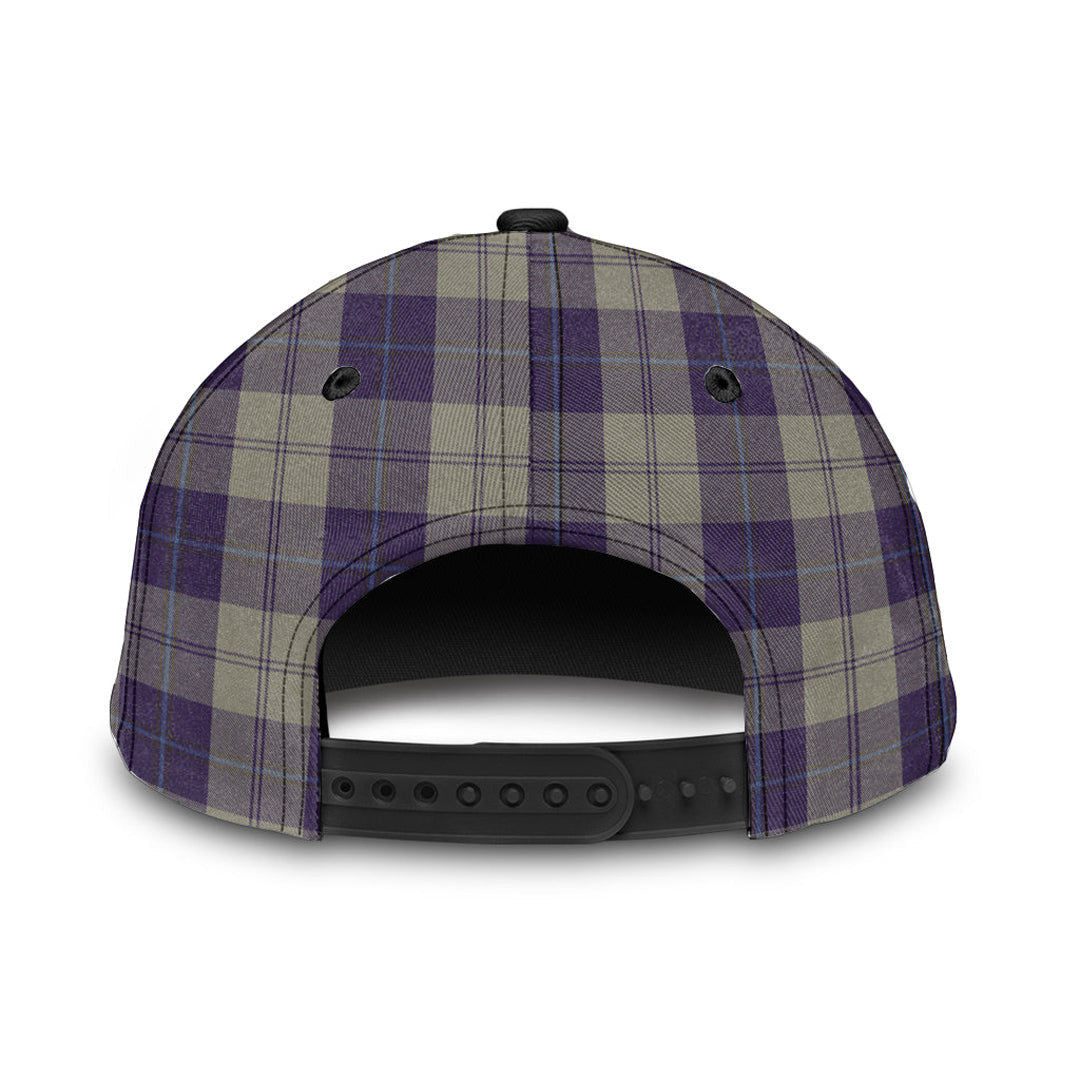 Cunningham Dress Blue Dancers Tartan Crest Classic Cap