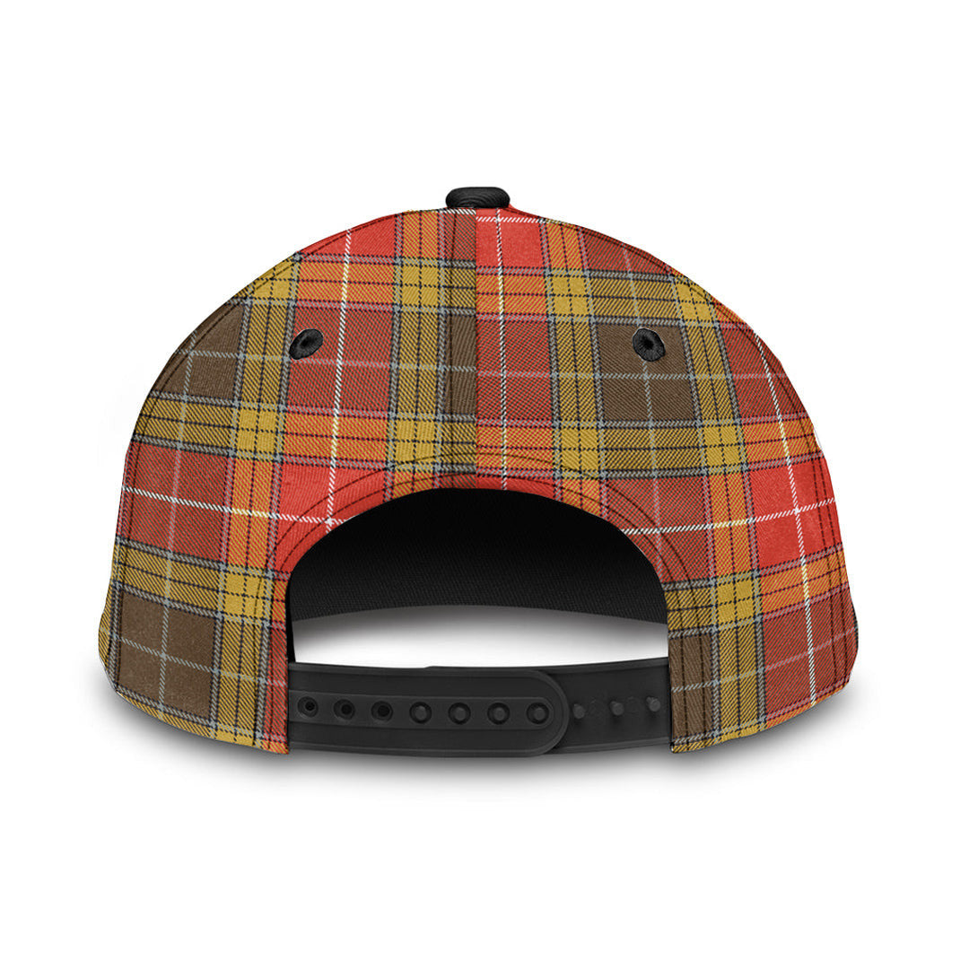 Buchanan Old Set Weathered Tartan Crest Classic Cap