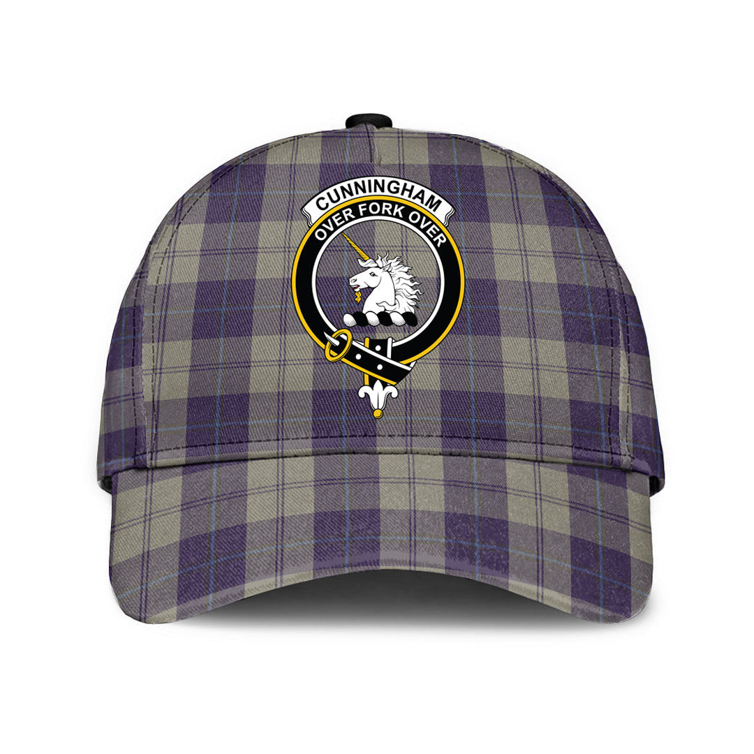 Cunningham Dress Blue Dancers Tartan Crest Classic Cap