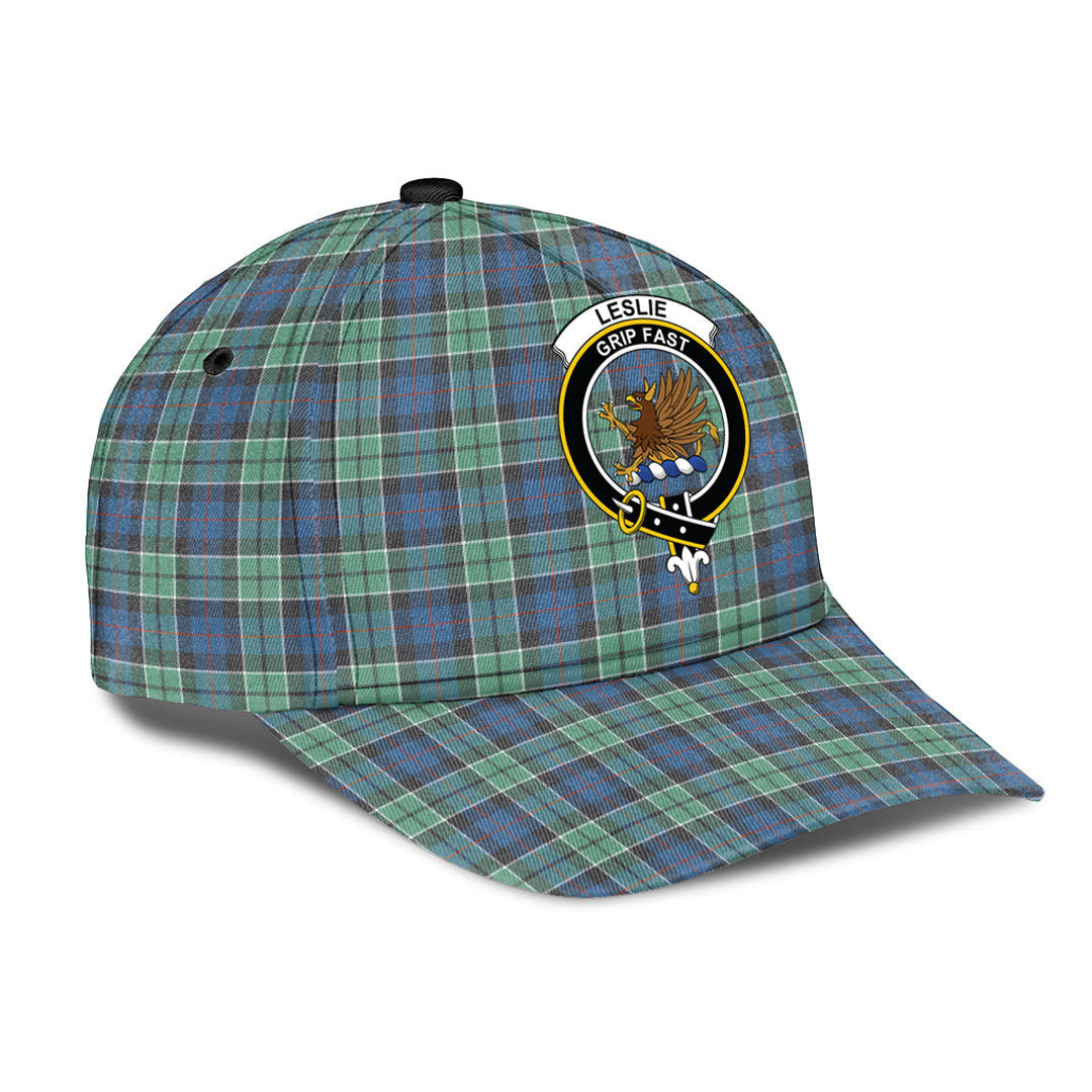 Leslie Hunting Ancient Tartan Crest Classic Cap