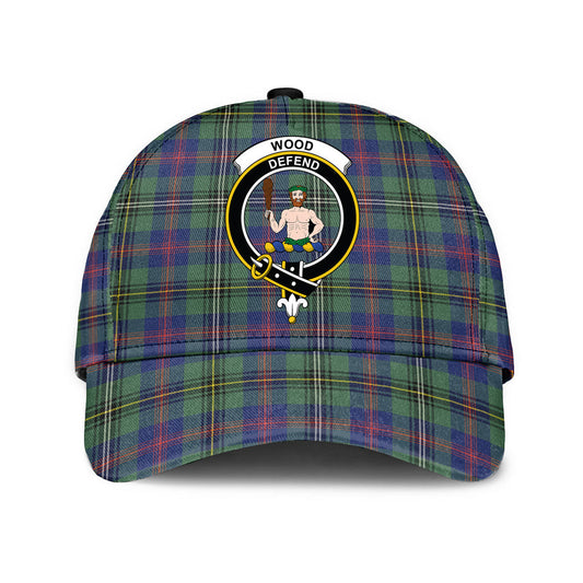 Wood Modern Tartan Crest Classic Cap