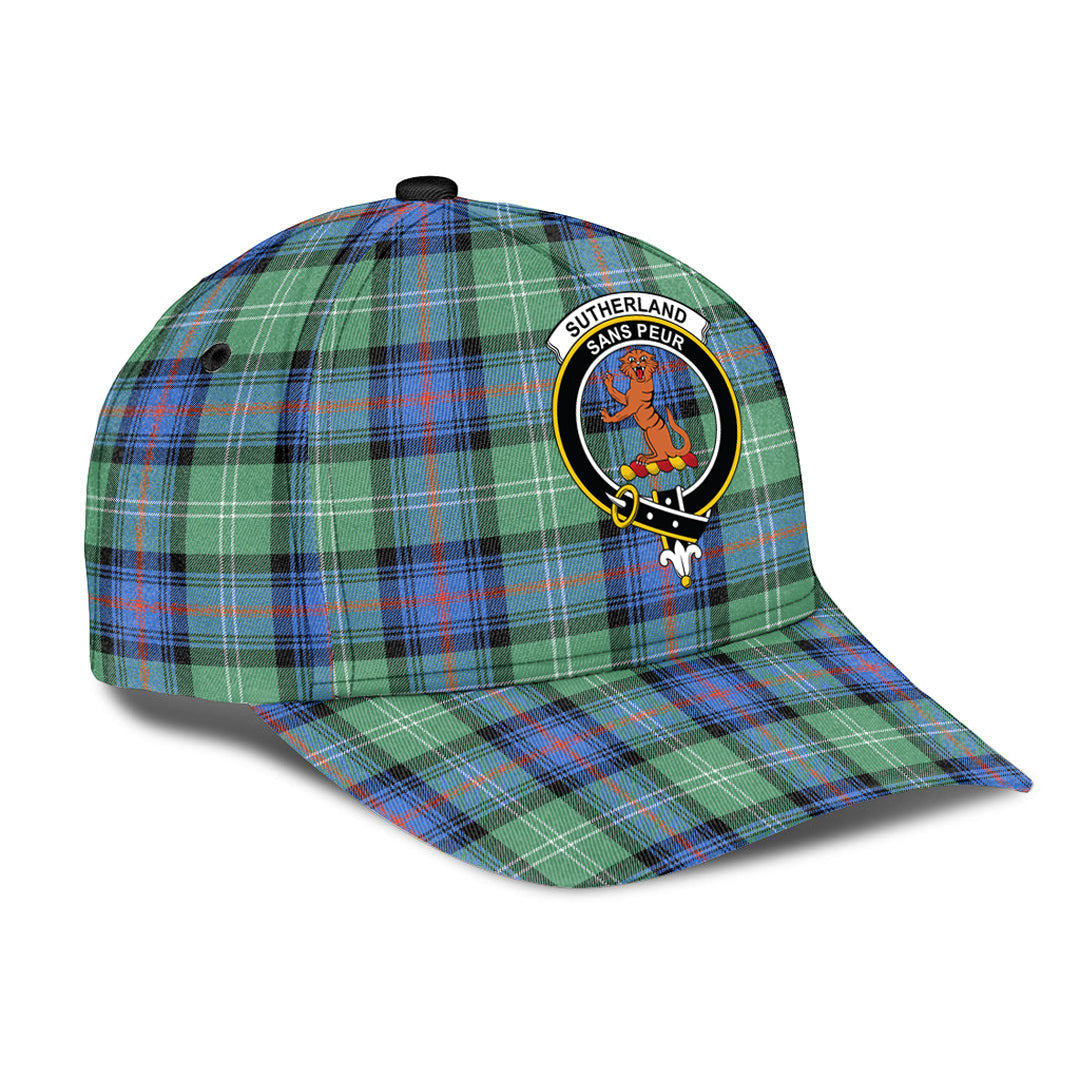 Sutherland Old Ancient Tartan Crest Classic Cap