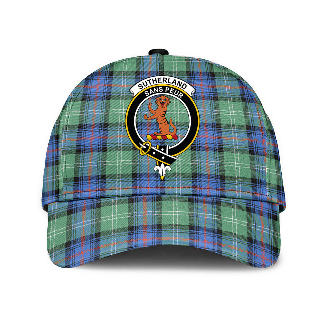 Sutherland Old Ancient Tartan Crest Classic Cap