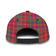 Shaw Red Modern Tartan Crest Classic Cap