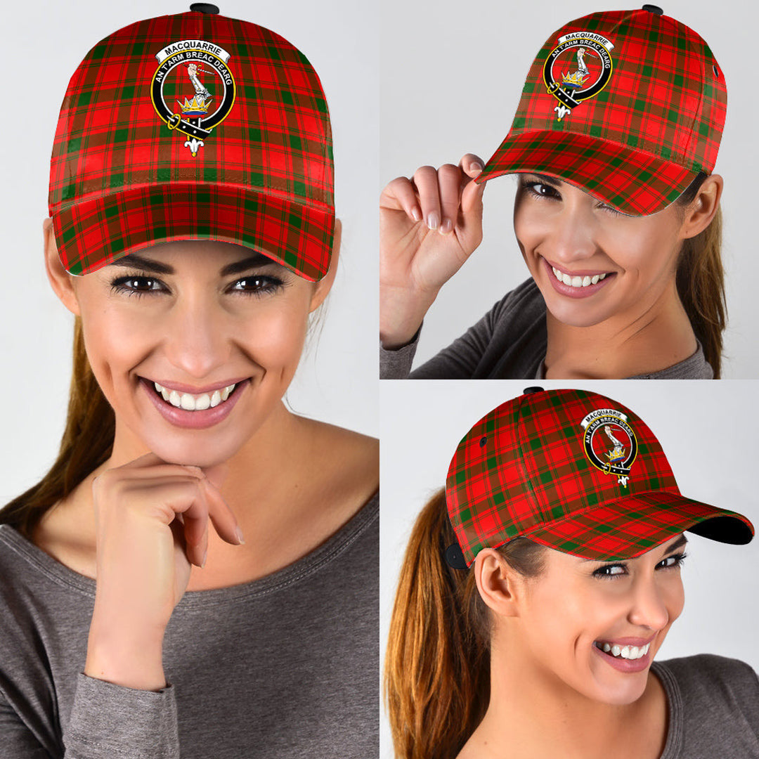 MacQuarrie Modern Tartan Crest Classic Cap