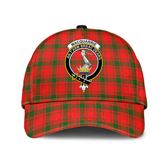 MacQuarrie Modern Tartan Crest Classic Cap