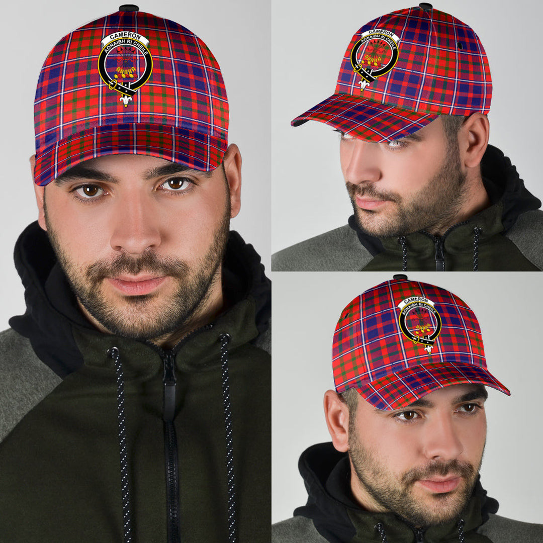 Cameron of Lochiel Modern Tartan Crest Classic Cap