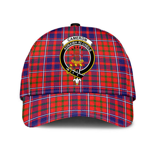 Cameron of Lochiel Modern Tartan Crest Classic Cap