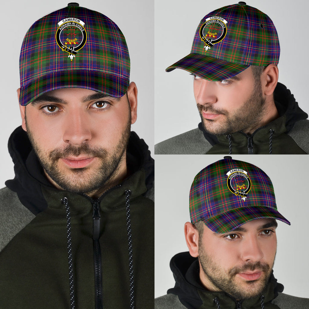 Cameron of Erracht Modern Tartan Crest Classic Cap