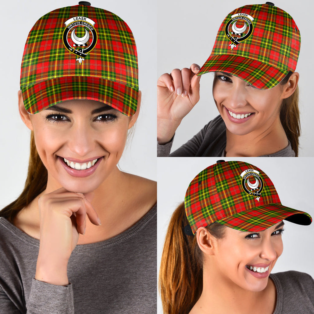 Leask Tartan Crest Classic Cap