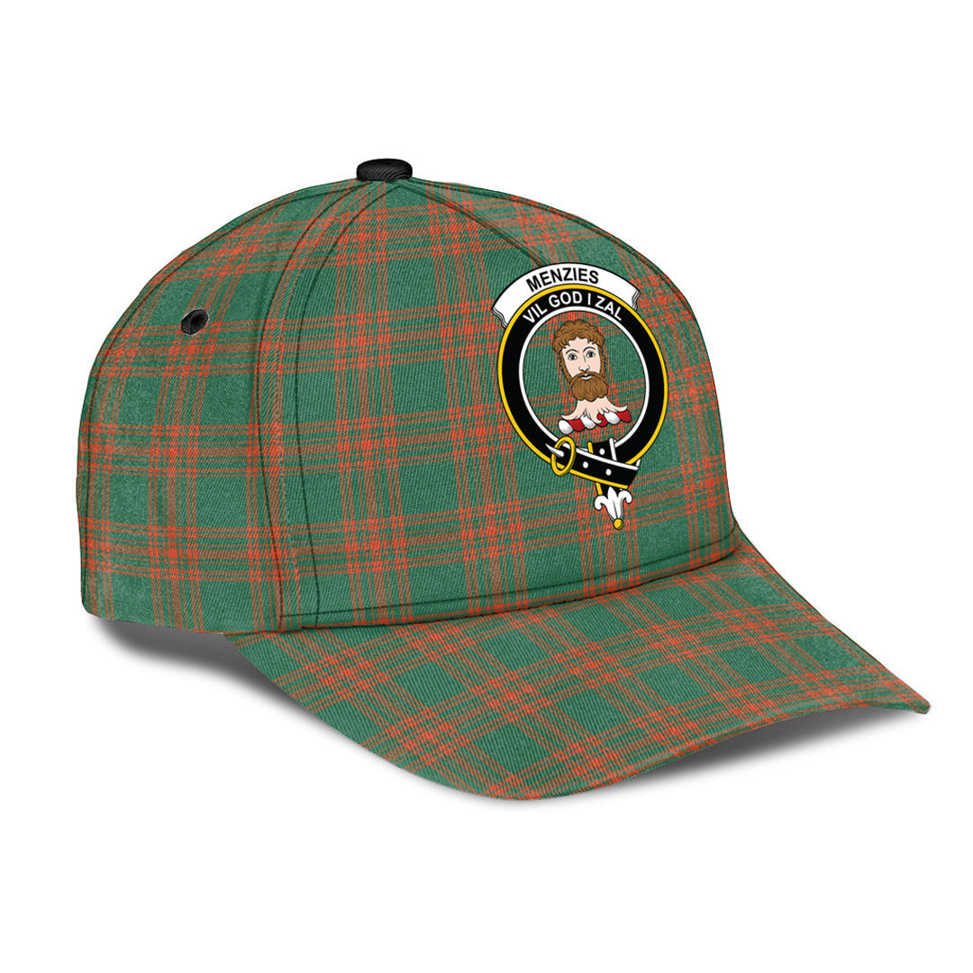 Menzies Green Ancient Tartan Crest Classic Cap