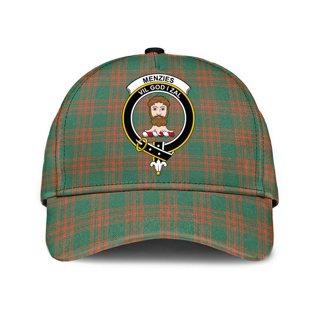 Menzies Green Ancient Tartan Crest Classic Cap