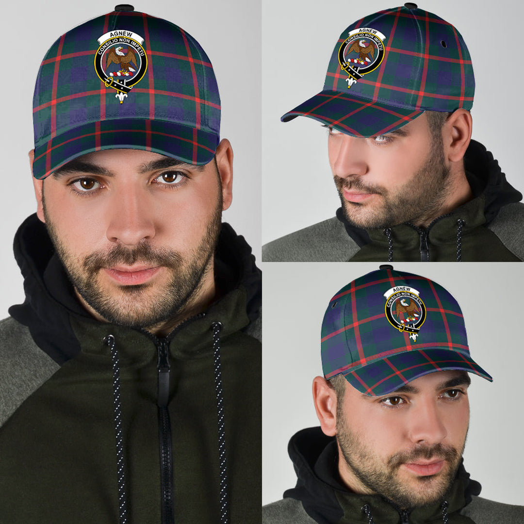 Agnew Modern Tartan Crest Classic Cap