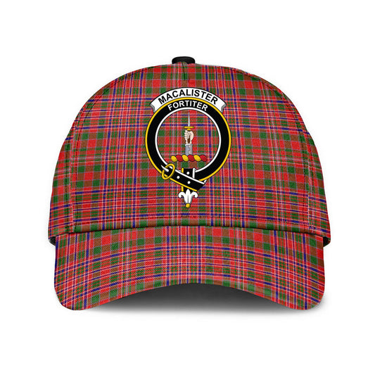 MacAlister Modern Tartan Crest Classic Cap