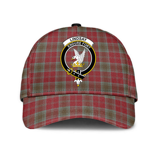 Lindsay Weathered Tartan Crest Classic Cap