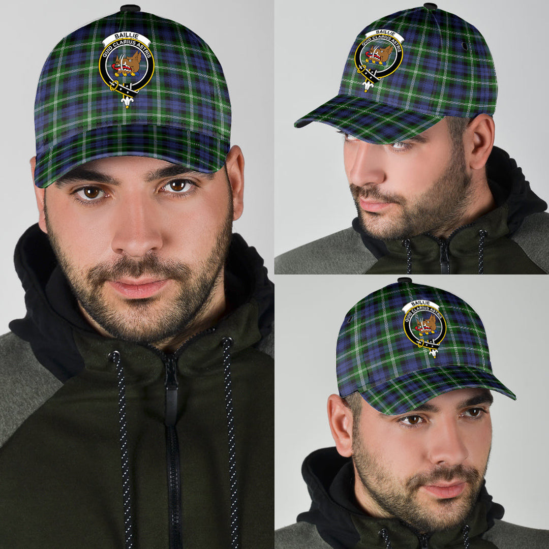 Baillie Modern Tartan Crest Classic Cap