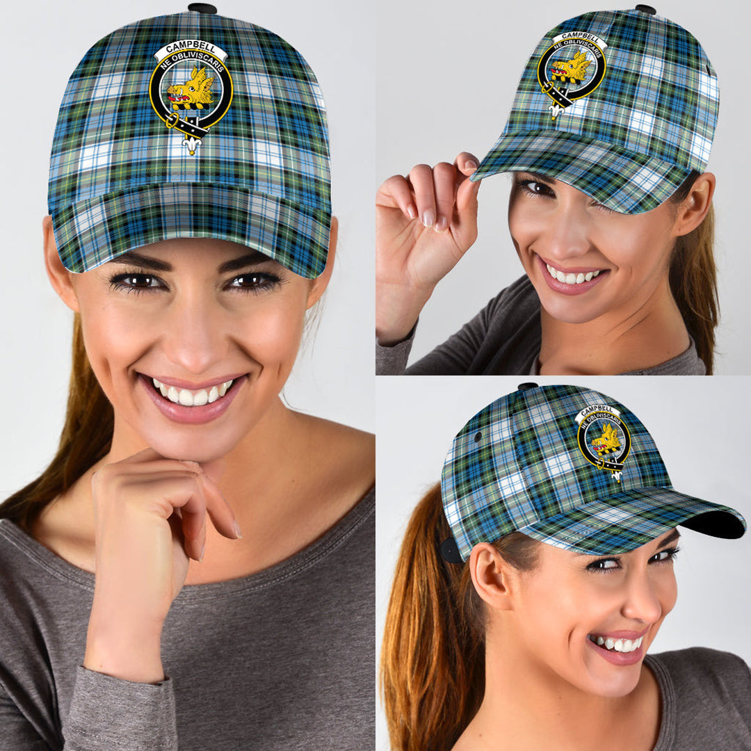 Campbell Dress Ancient Tartan Crest Classic Cap