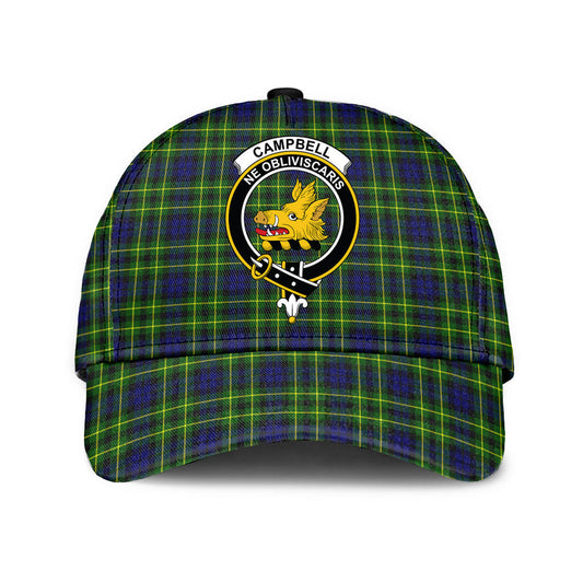 Campbell of Breadalbane Modern Tartan Crest Classic Cap