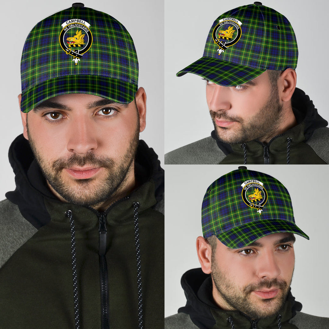 Campbell of Breadalbane Modern Tartan Crest Classic Cap