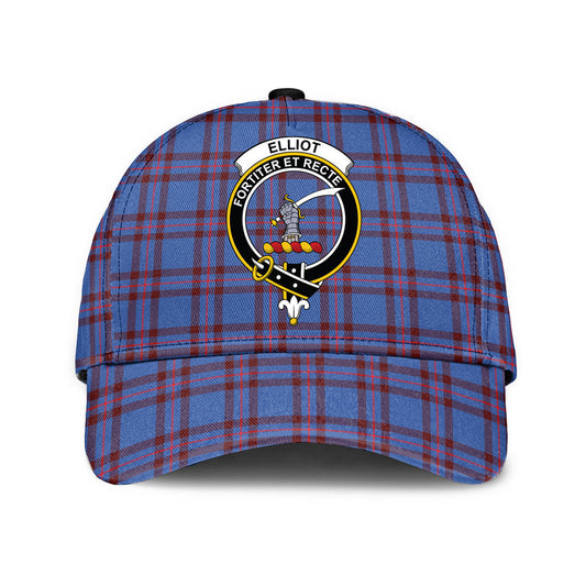 Elliot Modern Tartan Crest Classic Cap