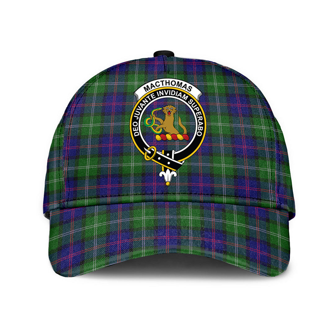 MacThomas Modern Tartan Crest Classic Cap