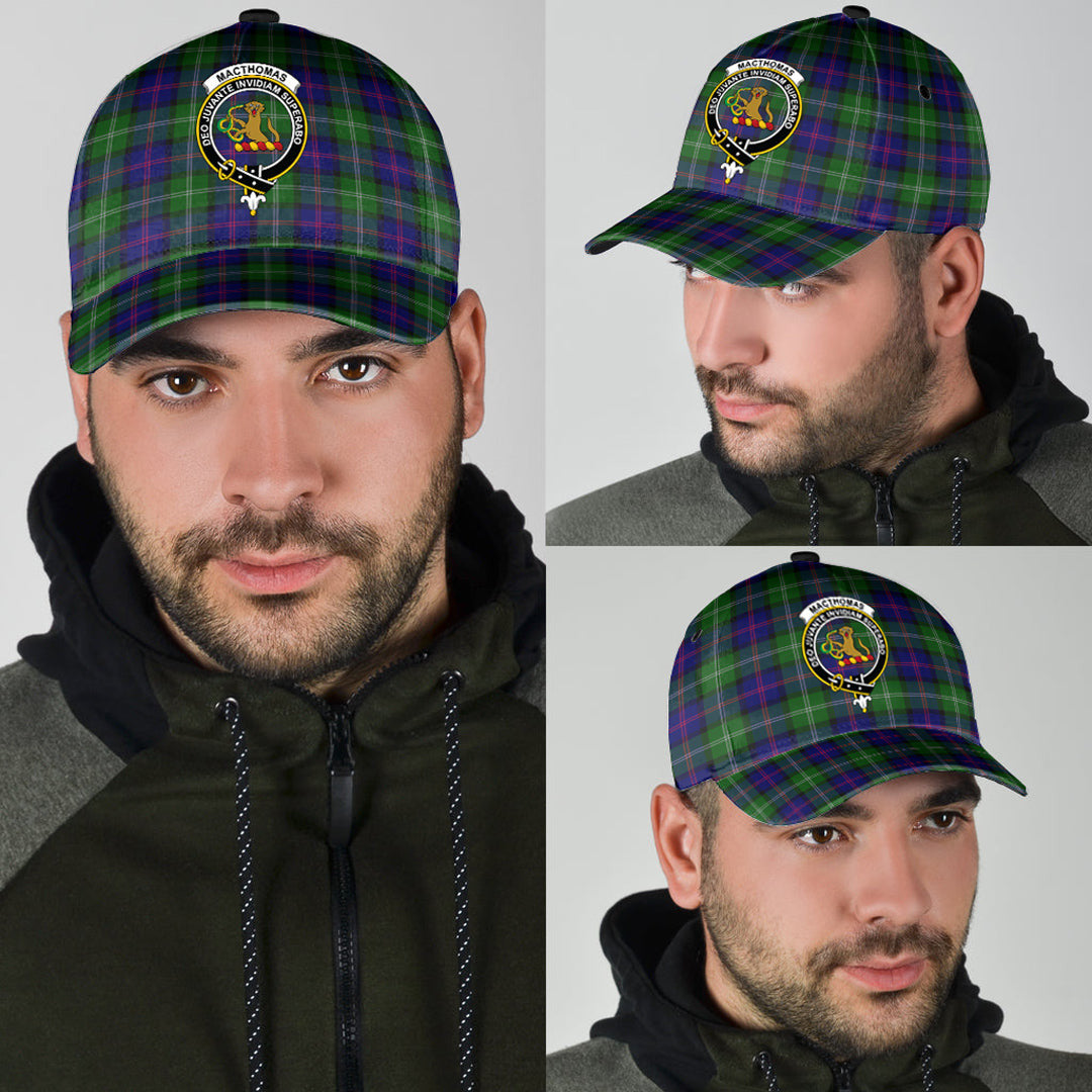 MacThomas Modern Tartan Crest Classic Cap