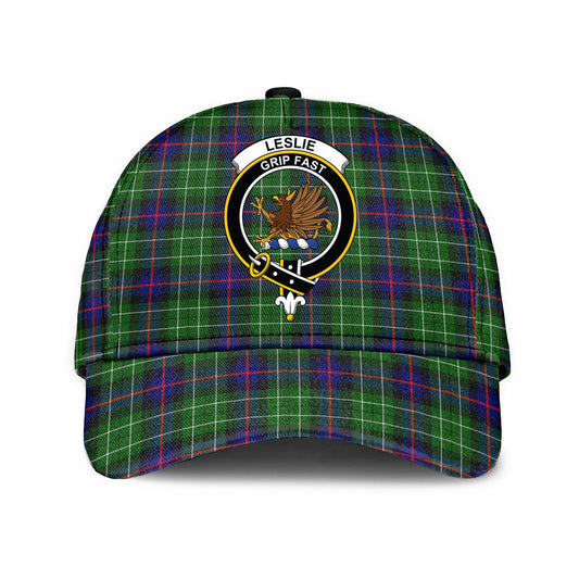 Leslie Hunting Tartan Crest Classic Cap