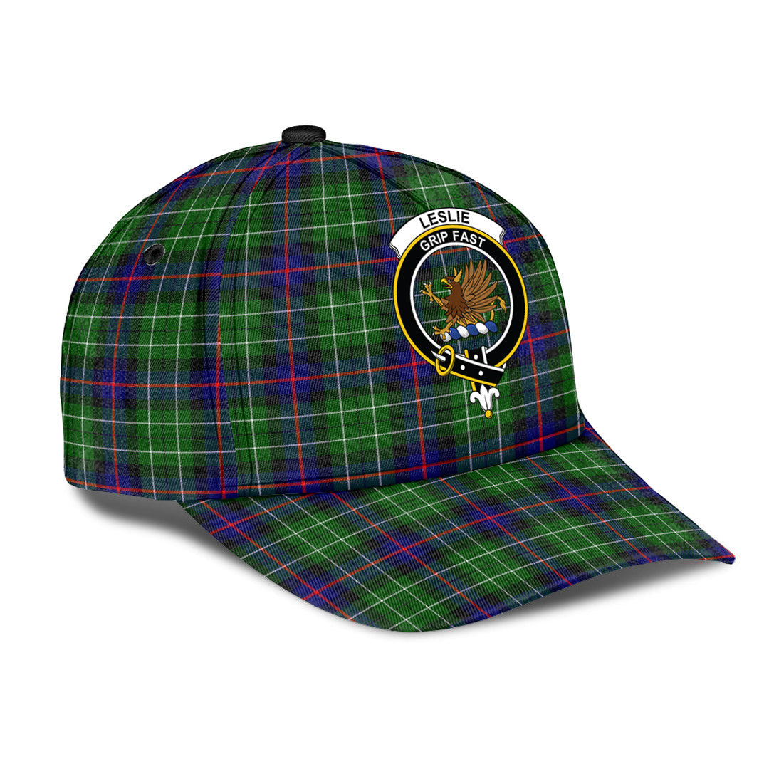 Leslie Hunting Tartan Crest Classic Cap