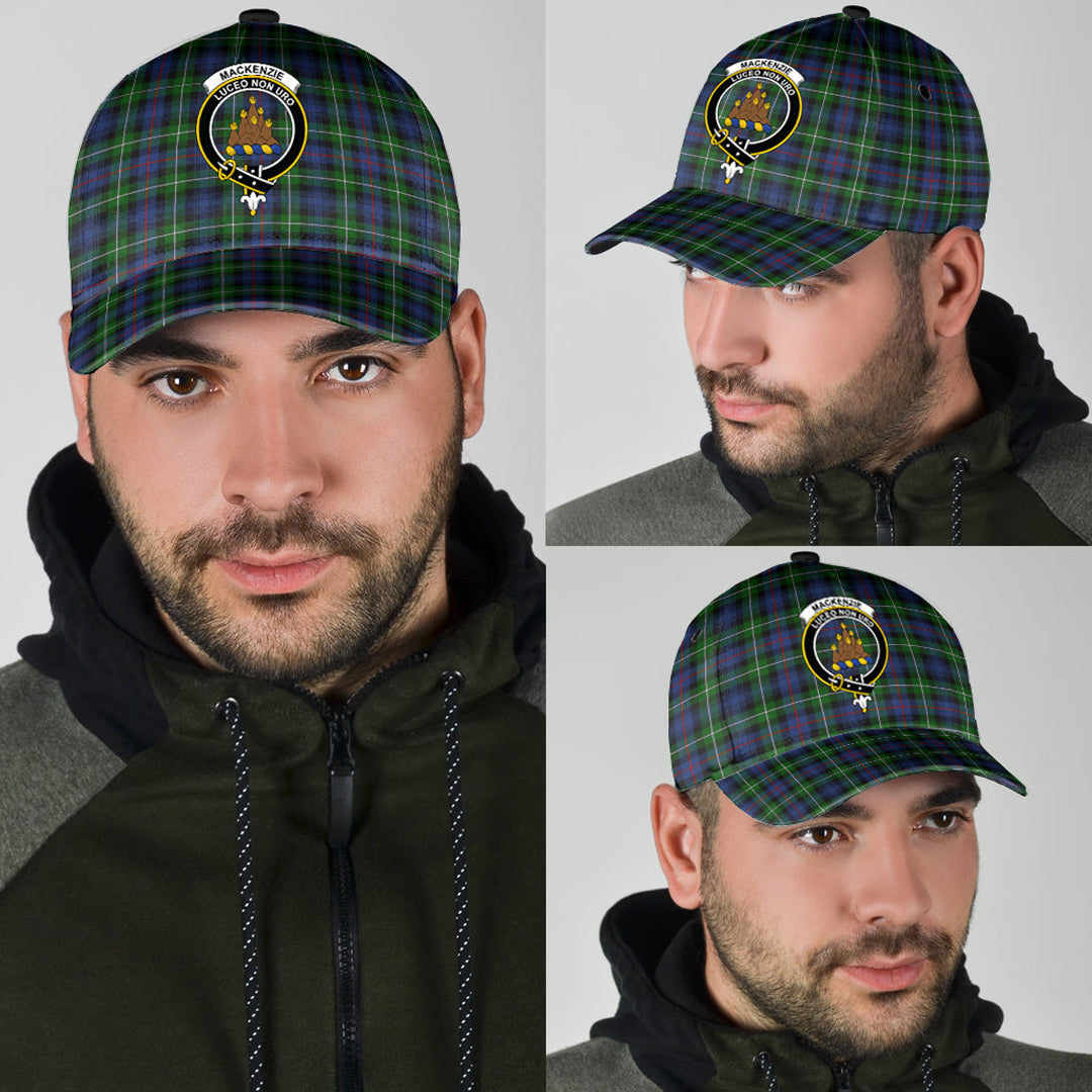 MacKenzie Modern Tartan Crest Classic Cap