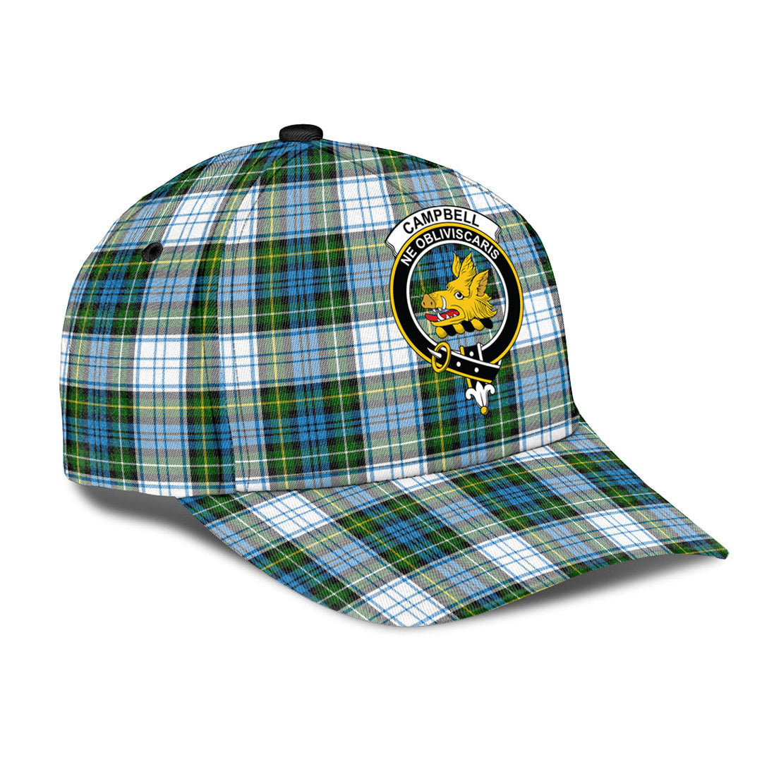 Campbell Dress Tartan Crest Classic Cap