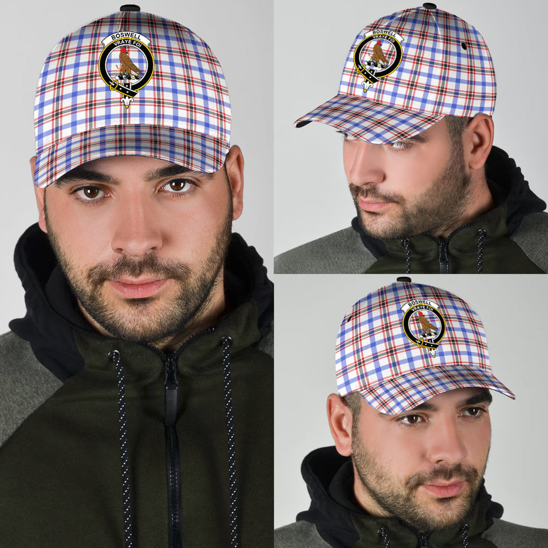 Boswell Modern Tartan Crest Classic Cap