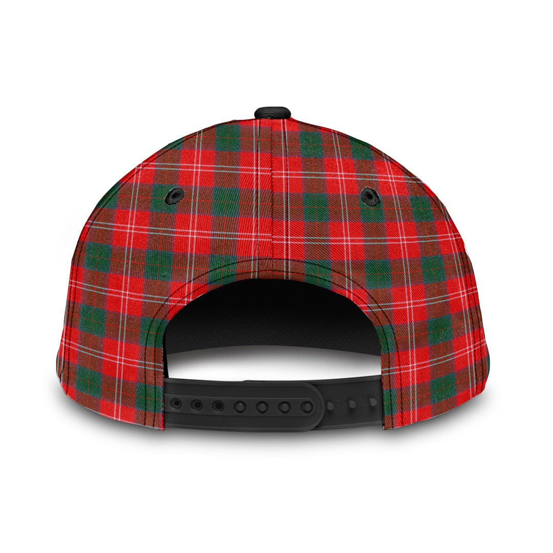 Chisholm Modern Tartan Crest Classic Cap