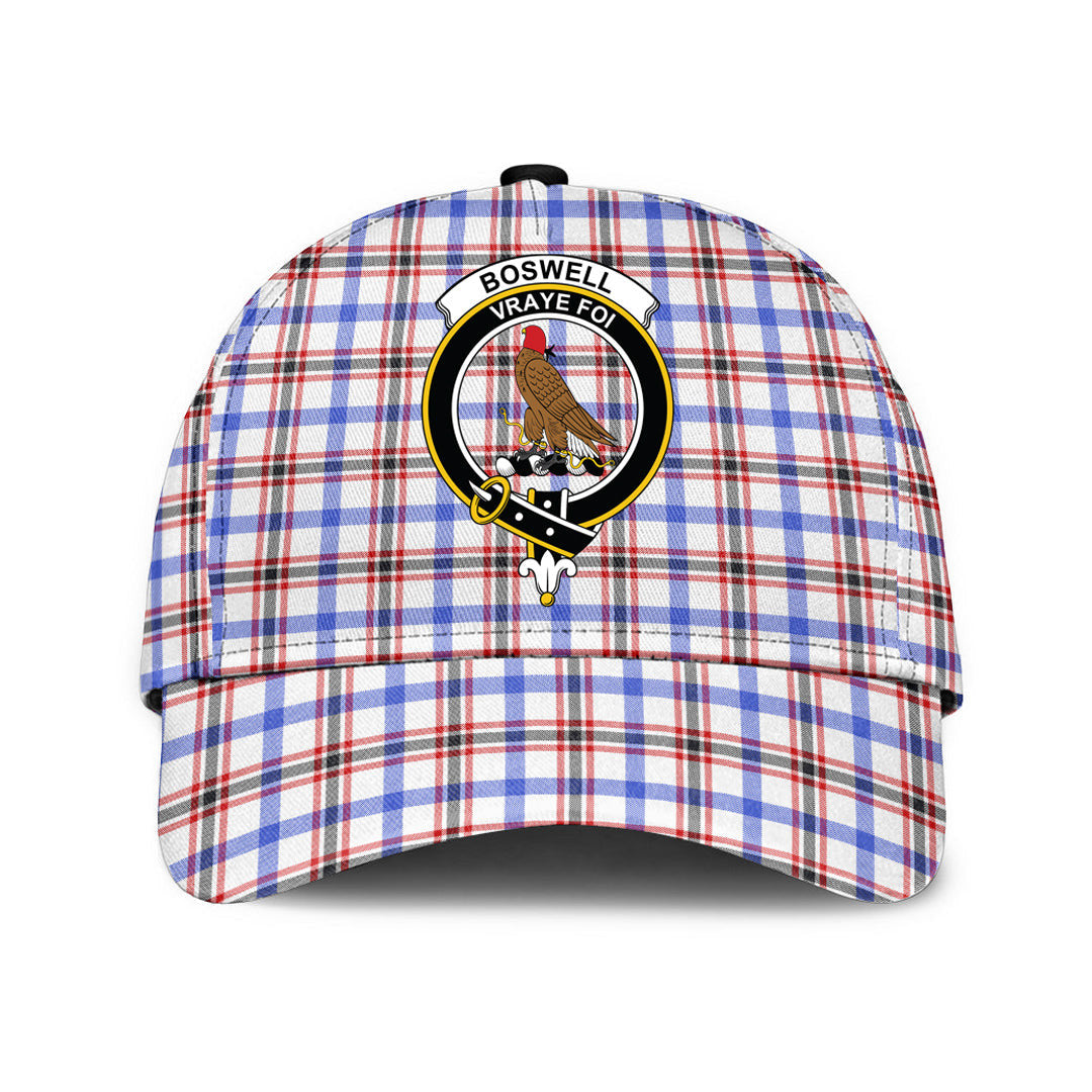 Boswell Modern Tartan Crest Classic Cap